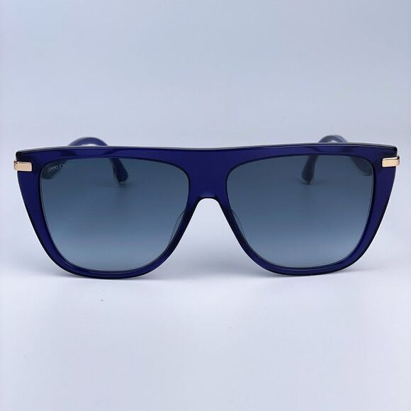 NEW JIMMY CHOO SUVI/S PJP08 Dark Blue Gradient Women Sunglasses - Picture 8 of 11